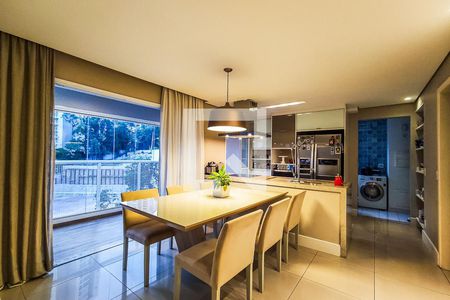 Sala de Jantar de apartamento para alugar com 2 quartos, 85m² em Vila Andrade, São Paulo