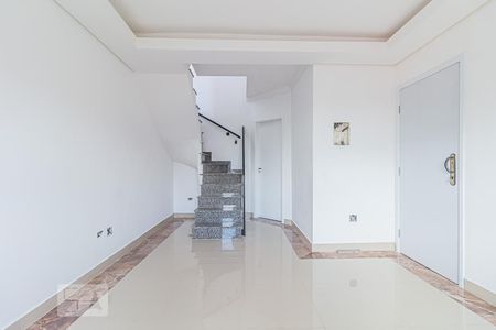 Sala de apartamento à venda com 1 quarto, 110m² em Campestre, Santo André