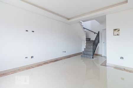 Sala de apartamento à venda com 1 quarto, 110m² em Campestre, Santo André