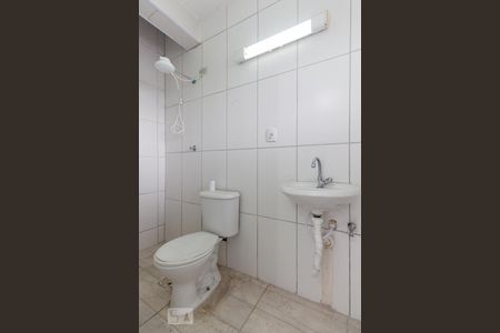 Banheiro de kitnet/studio à venda com 1 quarto, 26m² em Santa Efigênia, São Paulo