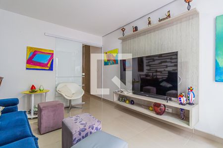 Sala de casa à venda com 3 quartos, 125m² em Vila Guiomar, Santo André