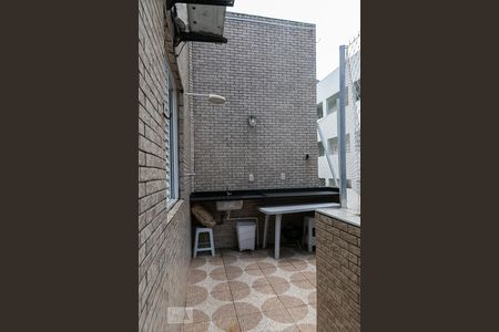 Varanda de apartamento para alugar com 3 quartos, 155m² em Ponta da Praia, Santos