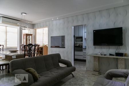 Sala de apartamento para alugar com 3 quartos, 155m² em Ponta da Praia, Santos