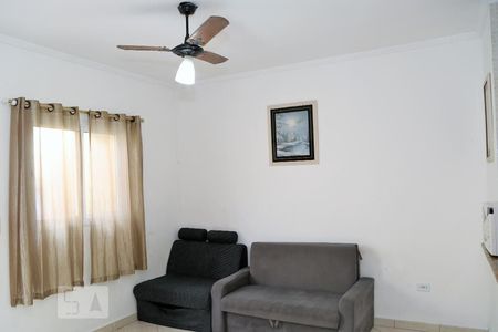 Sala de casa de condomínio para alugar com 1 quarto, 50m² em Aviação, Praia Grande
