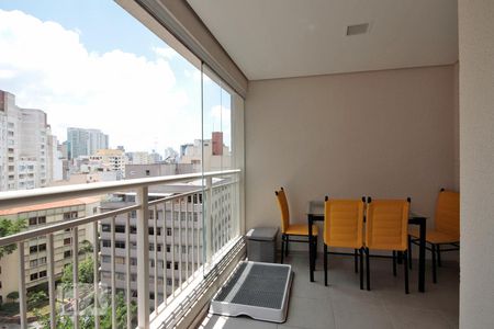 Varanda de kitnet/studio para alugar com 1 quarto, 36m² em Bela Vista, São Paulo