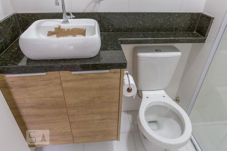 Banheiro da Suíte de apartamento para alugar com 1 quarto, 30m² em Água Branca, São Paulo