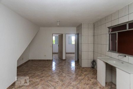 Sala e cozinha de Apartamento com 2 quartos, 40m² Jardim Paraguacu