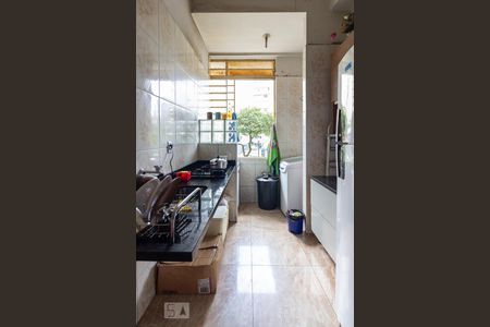 Cozinha de kitnet/studio à venda com 1 quarto, 32m² em Sé, São Paulo