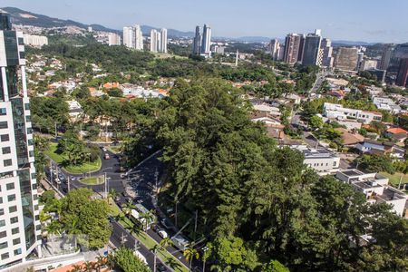 vista da Sacada de apartamento à venda com 1 quarto, 30m² em Alphaville Industrial, Barueri