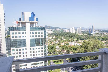 vista da Sacada de apartamento à venda com 1 quarto, 30m² em Alphaville Industrial, Barueri