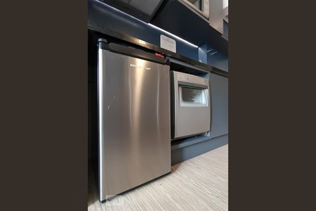 Studio para alugar com 36m², 1 quarto e 1 vagaCozinha - Geladeira e lava-louças