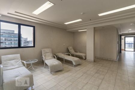 Apartamento para alugar com 48m², 1 quarto e 1 vaga Apartamento para alugar com 48m², 1 quarto e 1 vagaÁrea comum do prédio - Sauna