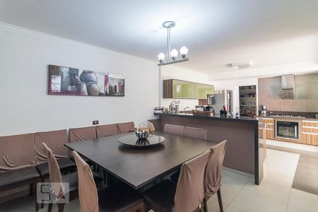 Sala de Jantar de casa à venda com 3 quartos, 210m² em Campestre, Santo André