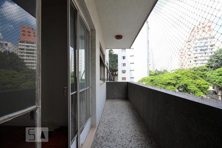 Varanda de apartamento para alugar com 3 quartos, 134m² em Vila Buarque, São Paulo