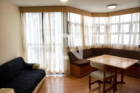 Sala 1 de apartamento para alugar com 1 quarto, 179m² em Campo Belo, São Paulo