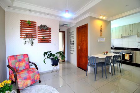 Sala de apartamento à venda com 2 quartos, 100m² em Vila São Pedro, Santo André