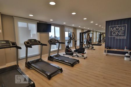 Studio para alugar com 26m², 1 quarto e sem vagaAcademia