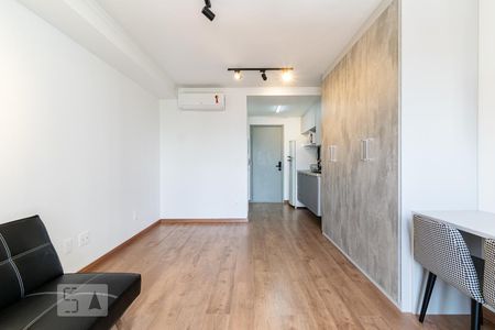 Sala /Quarto de apartamento à venda com 1 quarto, 26m² em Vila Clementino, São Paulo