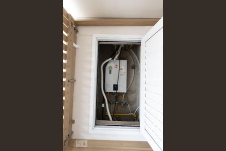 Apartamento à venda com 58m², 2 quartos e 1 vagaAquecedor