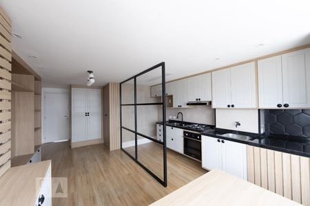 Sala. Cozinha de apartamento à venda com 2 quartos, 58m² em Jardim Brasília, São Paulo