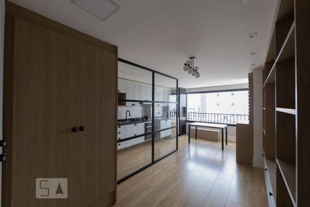 Sala. Cozinha de apartamento à venda com 2 quartos, 58m² em Jardim Brasília, São Paulo