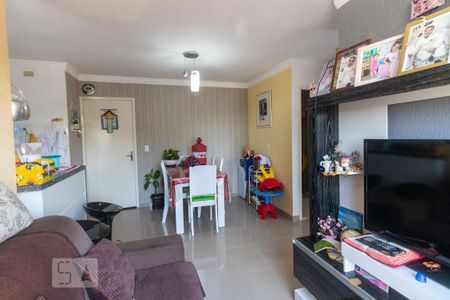 Sala de apartamento à venda com 2 quartos, 50m² em Vila Camilópolis, Santo André