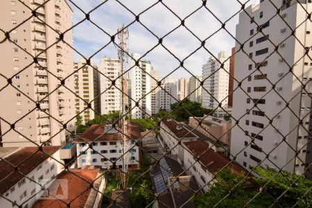 Vista da Varanda de apartamento para alugar com 3 quartos, 170m² em Barra Funda, Guarujá