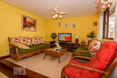 Sala de apartamento para alugar com 3 quartos, 170m² em Barra Funda, Guarujá