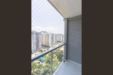 Varanda da Sala de apartamento para alugar com 2 quartos, 51m² em Jacarepaguá, Rio de Janeiro