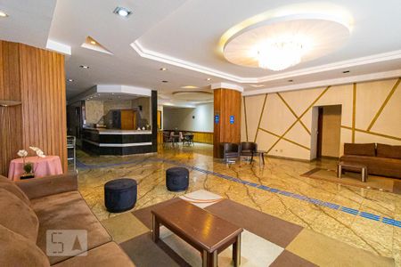 Studio para alugar com 35m², 1 quarto e sem vaga Studio para alugar com 35m², 1 quarto e sem vagaHall social