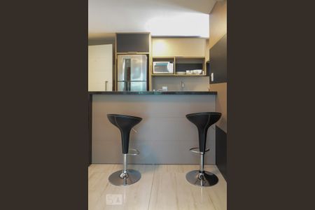 Studio à venda com 47m², 1 quarto e 2 vagasDetalhe Cozinha