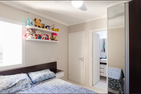 Quarto da suíte de apartamento à venda com 3 quartos, 65m² em Nova Petrópolis, São Bernardo do Campo