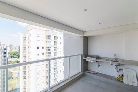 Varanda Gourmet de apartamento para alugar com 3 quartos, 91m² em Parque das Nações, Santo André