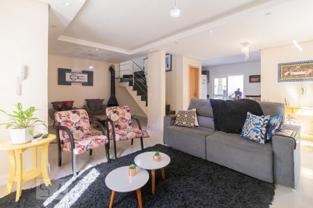 Sala de casa de condomínio à venda com 3 quartos, 185m² em Aberta dos Morros, Porto Alegre
