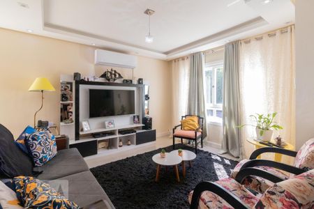 Sala de casa de condomínio à venda com 3 quartos, 185m² em Aberta dos Morros, Porto Alegre