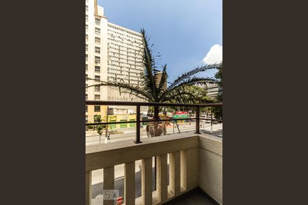 Varanda de kitnet/studio para alugar com 1 quarto, 22m² em Centro Histórico de São Paulo, São Paulo