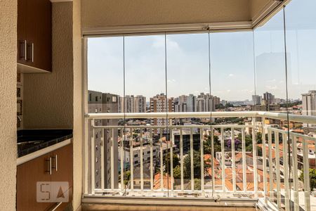 Varanda da sala de apartamento para alugar com 2 quartos, 69m² em Santa Paula, São Caetano do Sul
