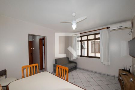 Sala de apartamento para alugar com 1 quarto, 56m² em Canasvieiras, Florianópolis
