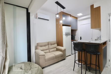 Sala de apartamento para alugar com 1 quarto, 23m² em Bela Vista, São Paulo