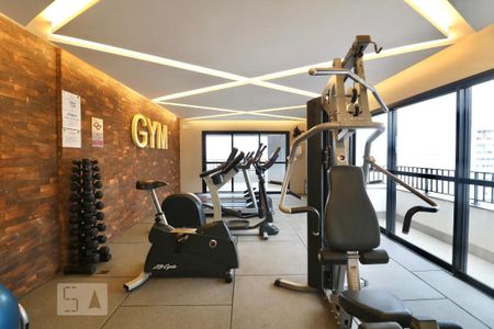 Apartamento para alugar com 23m², 1 quarto e sem vaga Apartamento para alugar com 23m², 1 quarto e sem vagaÁrea comum - Academia