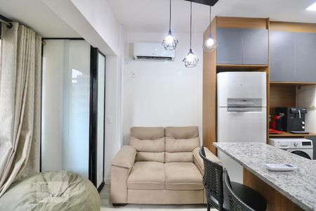 Sala de apartamento para alugar com 1 quarto, 23m² em Bela Vista, São Paulo