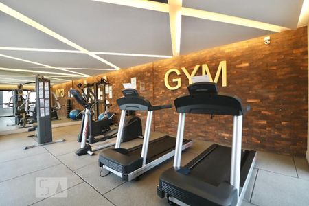 Apartamento para alugar com 23m², 1 quarto e sem vaga Apartamento para alugar com 23m², 1 quarto e sem vagaÁrea comum - Academia