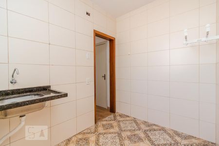 Cozinha de kitnet/studio à venda com 1 quarto, 23m² em Centro, Porto Alegre
