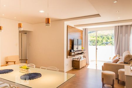 Sala de apartamento à venda com 2 quartos, 109m² em Castelo, Belo Horizonte