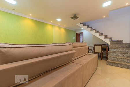 Sala de casa à venda com 2 quartos, 96m² em Vila Valparaíso, Santo André