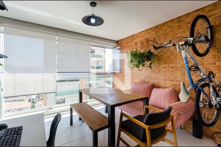 Varanda de apartamento para alugar com 2 quartos, 78m² em Ponta da Praia, Santos