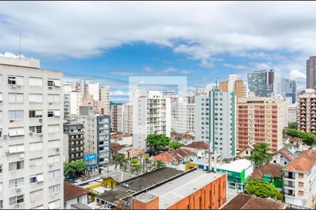 Vista de apartamento para alugar com 1 quarto, 45m² em Gonzaga, Santos