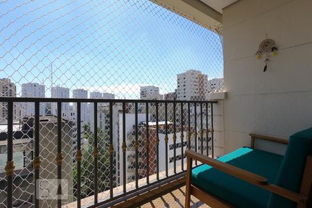 Varanda da Sala de apartamento à venda com 2 quartos, 100m² em Real Parque, São Paulo