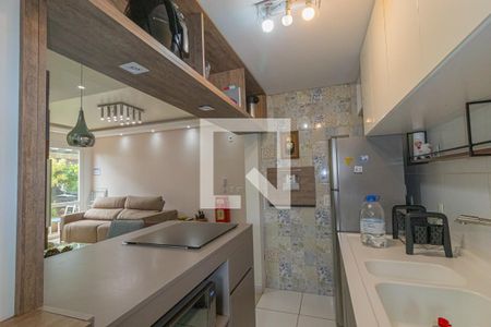 Sala/Cozinha de apartamento à venda com 3 quartos, 100m² em Marechal Rondon, Canoas