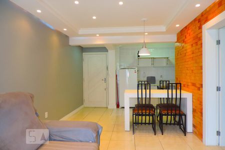 Sala de apartamento para alugar com 1 quarto, 49m² em Coqueiros, Florianópolis